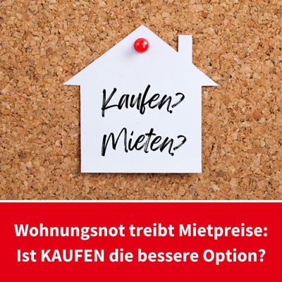 Wohnungsnot treibt Mietpreise