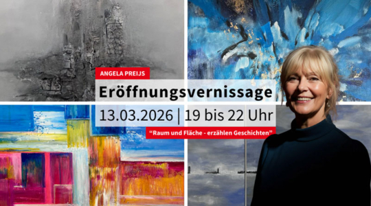 Vernissage Angela Preijs am 13.03.2026
