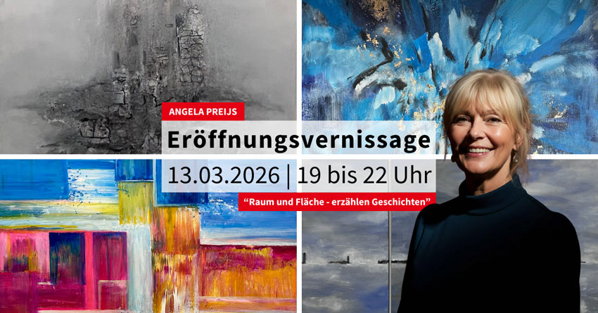 Vernissage Angela Preijs am 13.03.2026