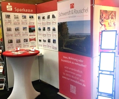 Herbstmesse Alsfeld, Stand Schwendt & Rauschel Immobilien